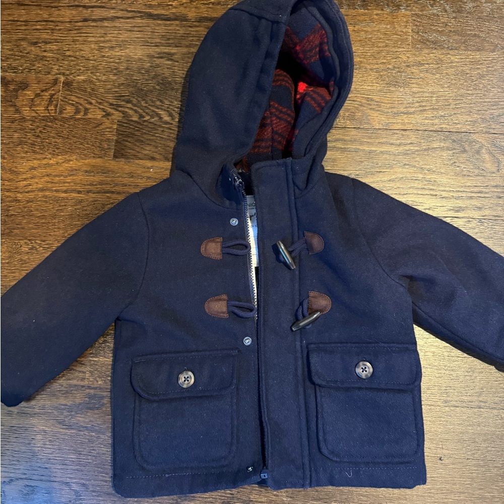 Carter's Navy Pea Coat with Toggle Closures